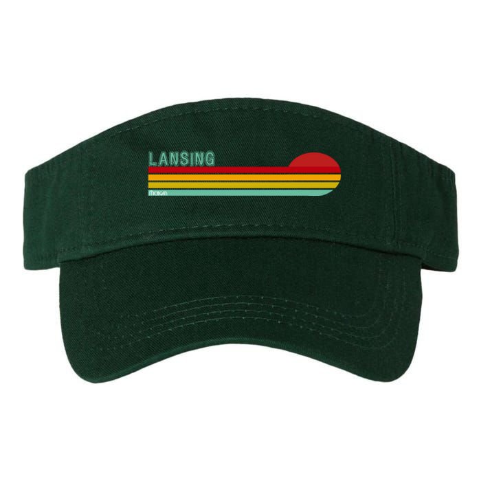 Lansing Michigan Valucap Bio-Washed Visor