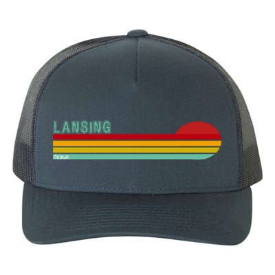 Lansing Michigan Yupoong Adult 5-Panel Trucker Hat