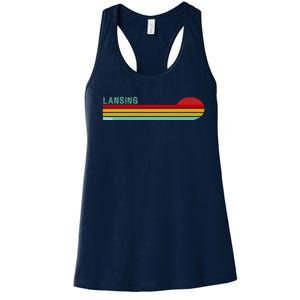 Lansing Michigan Women's Racerback Tank