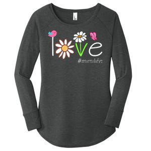 Love Mimi Life Cute Matching Family Women's Perfect Tri Tunic Long Sleeve Shirt