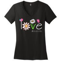 Love Mimi Life Cute Matching Family Women's V-Neck T-Shirt