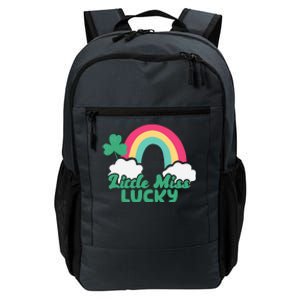 Little Miss Lucky Rainbow St Patrick's Day Daily Commute Backpack