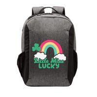 Little Miss Lucky Rainbow St Patrick's Day Vector Backpack