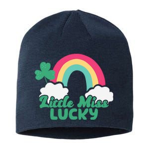 Little Miss Lucky Rainbow St Patrick's Day Sustainable Beanie