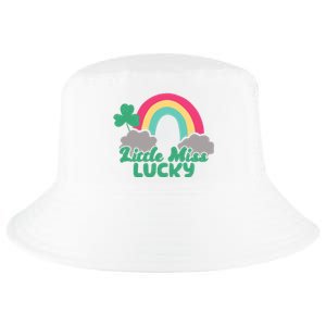 Little Miss Lucky Rainbow St Patrick's Day Cool Comfort Performance Bucket Hat