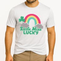 Little Miss Lucky Rainbow St Patrick's Day Cooling Performance Crew T-Shirt
