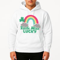 Little Miss Lucky Rainbow St Patrick's Day Hoodie