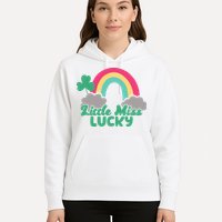 Little Miss Lucky Rainbow St Patrick's Day Hoodie