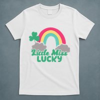 Little Miss Lucky Rainbow St Patrick's Day T-Shirt
