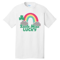 Little Miss Lucky Rainbow St Patrick's Day Tall T-Shirt