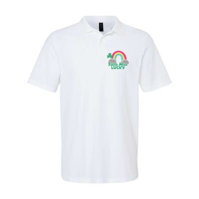 Little Miss Lucky Rainbow St Patrick's Day Polo