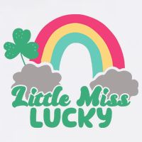 Little Miss Lucky Rainbow St Patrick's Day Visor
