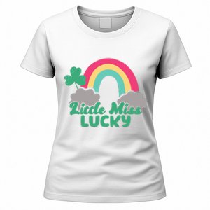 Little Miss Lucky Rainbow St Patrick's Day Women's T-Shirt