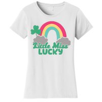 Little Miss Lucky Rainbow St Patrick's Day Women's T-Shirt