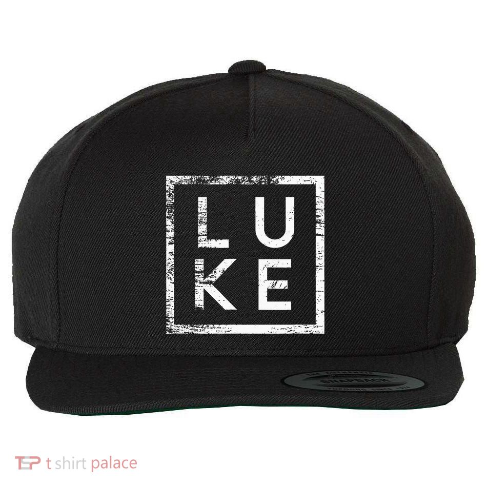 Luke Minimalism Wool Snapback Cap