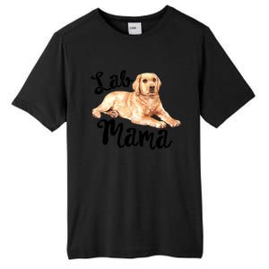 Lab Mama Labrador Retriever Dog Mom Rescue Mothers Day Gift Tall Fusion ChromaSoft Performance T-Shirt