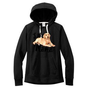 Lab Mama Labrador Retriever Dog Mom Rescue Mothers Day Gift Women's Fleece Hoodie