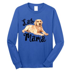 Lab Mama Labrador Retriever Dog Mom Rescue Mothers Day Gift Long Sleeve Shirt