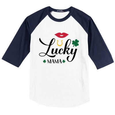 Lucky Mama Baseball Sleeve Shirt