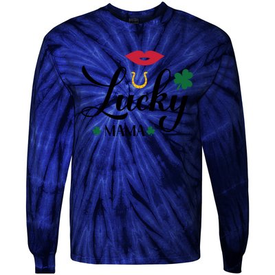 Lucky Mama Tie-Dye Long Sleeve Shirt