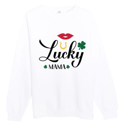 Lucky Mama Premium Crewneck Sweatshirt