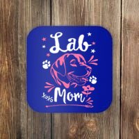 Lab Mom Labrador Retriever Dog Rescue Lab Mama Mothers Day Gift Coaster