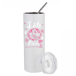 Lab Mom Labrador Retriever Dog Rescue Lab Mama Mothers Day Gift Stainless Steel Tumbler