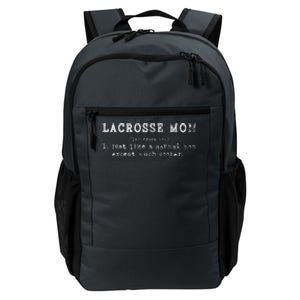 Lacrosse Mom Lax Retro Definition Laxer Mother Daily Commute Backpack