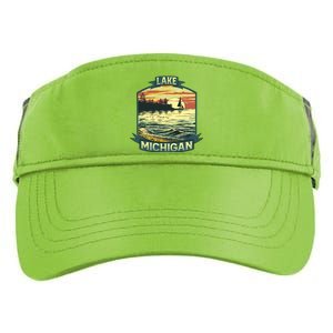 Lake Michigan Adult Drive Performance Visor