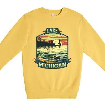 Lake Michigan Premium Crewneck Sweatshirt