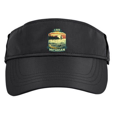 Lake Michigan Adult Drive Performance Visor