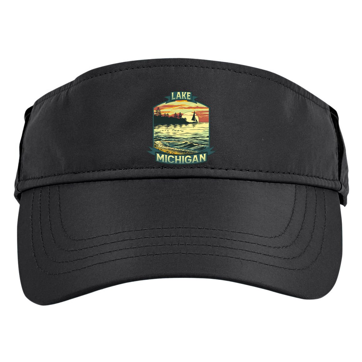 Lake Michigan Adult Drive Performance Visor