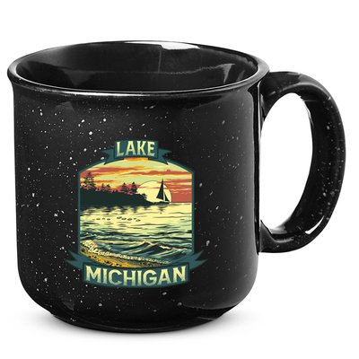 Lake Michigan 15oz Campfire Ceramic Mug