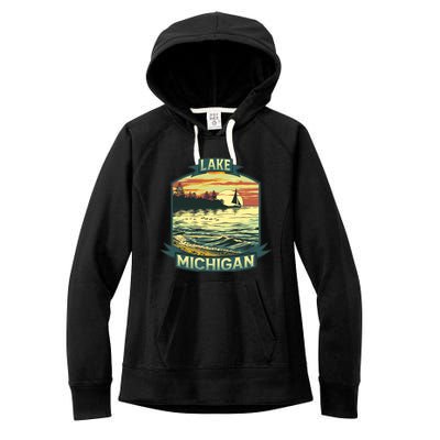 Lake Michigan Women's Fleece Hoodie