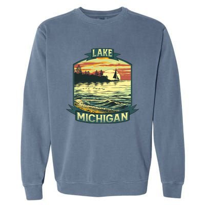 Lake Michigan Garment-Dyed Sweatshirt