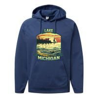 Lake Michigan Performance Fleece Hoodie