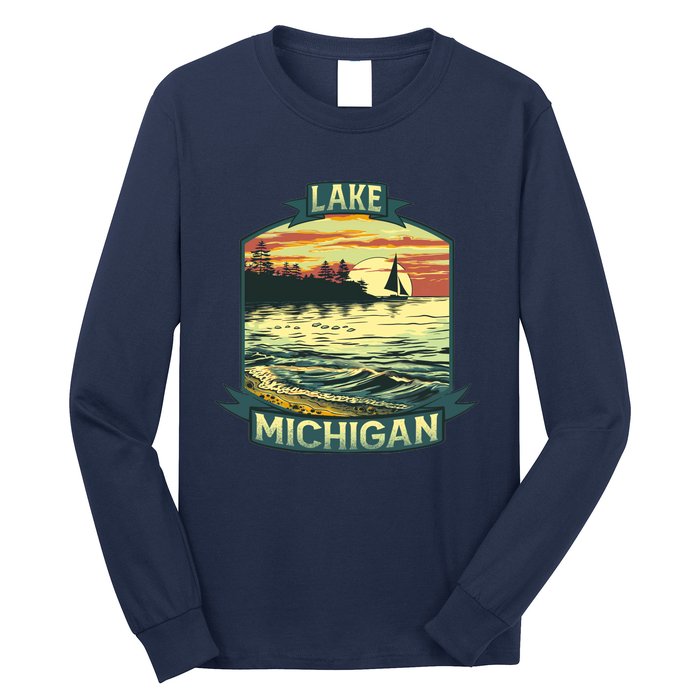 Lake Michigan Long Sleeve Shirt