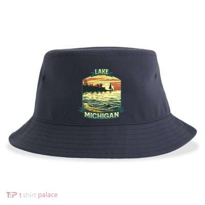 Lake Michigan Sustainable Bucket Hat
