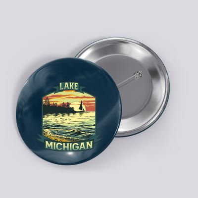 Lake Michigan Button