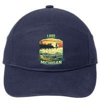 Lake Michigan 7-Panel Snapback Hat