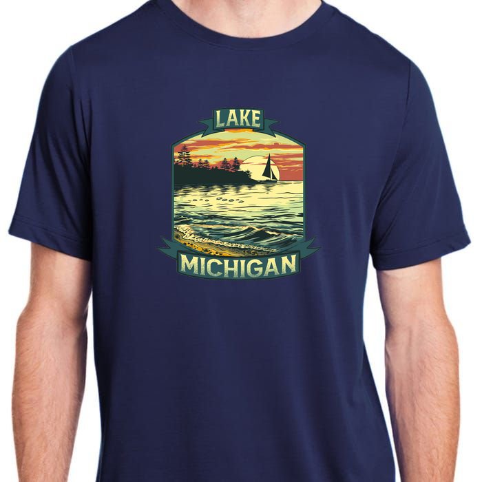 Lake Michigan Adult ChromaSoft Performance T-Shirt