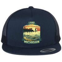 Lake Michigan Flat Bill Trucker Hat