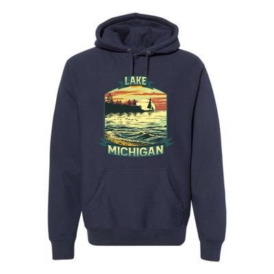 Lake Michigan Premium Hoodie