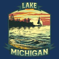 Lake Michigan 16 in Basic Backpack