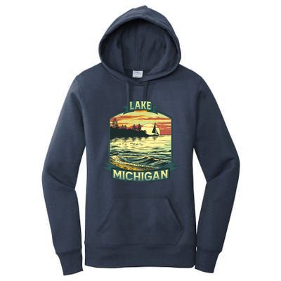 Lake Michigan Women's Pullover Hoodie