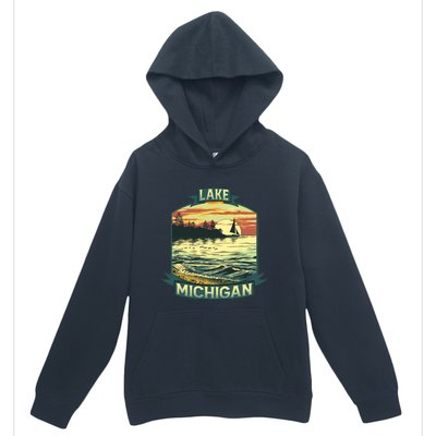 Lake Michigan Urban Pullover Hoodie