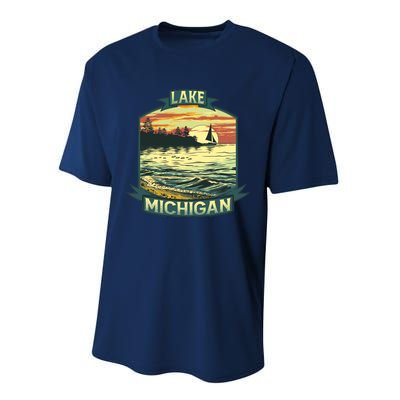 Lake Michigan Performance Sprint T-Shirt