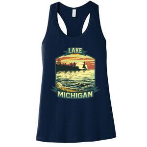 Lake Michigan Women's Racerback Tank