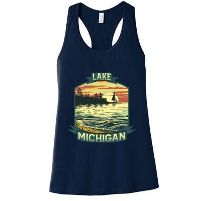 Lake Michigan Womens Tank Top