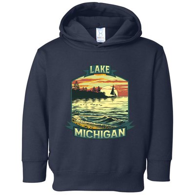 Lake Michigan Toddler Hoodie